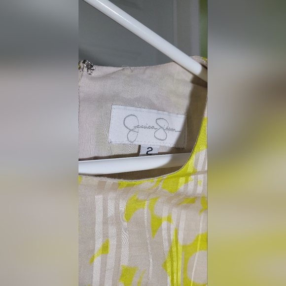 Jessica Simpson Yellow Dress US 2 - Picture 4 of 4